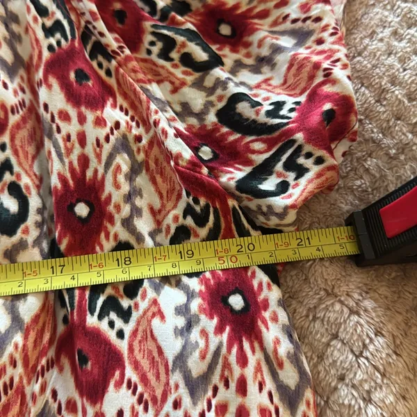Stylish Red & White Printed Women's Dress by Beach, Lunch, Lounge. Size xl - Image 4