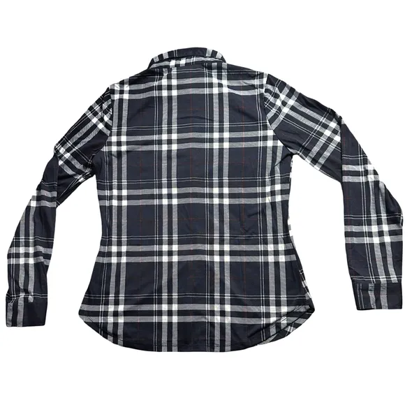 Polly & Esther Plaid Button Down Medium NWT Preppy Dark Academia Retro - Image 3