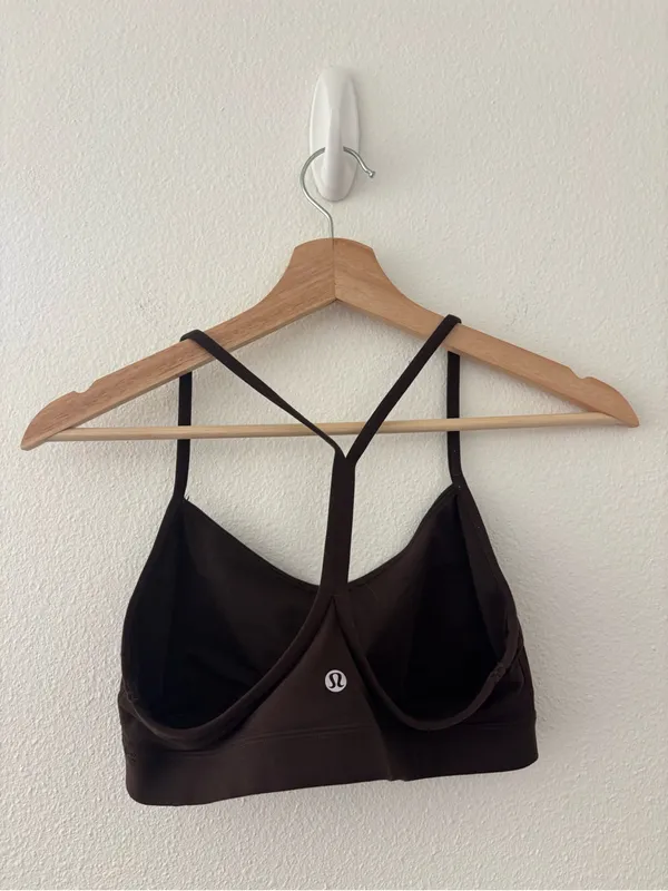 Lululemon Flow Y Bra Nulu in brown - Image 2