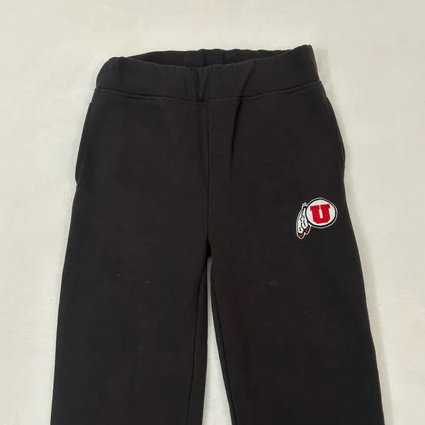 Utah Utes Black Colosseum High Waisted Athletic Lounge Sweatpants Unisex size M - Image 2