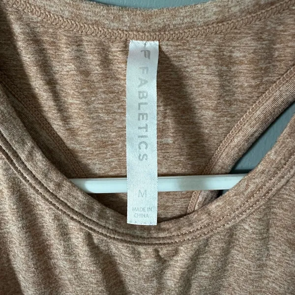 Fabletics Pink Sleeveless Relaxed Tank Top - Image 3