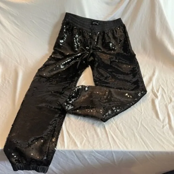 Express sequin jogger pants size medium - Image 4