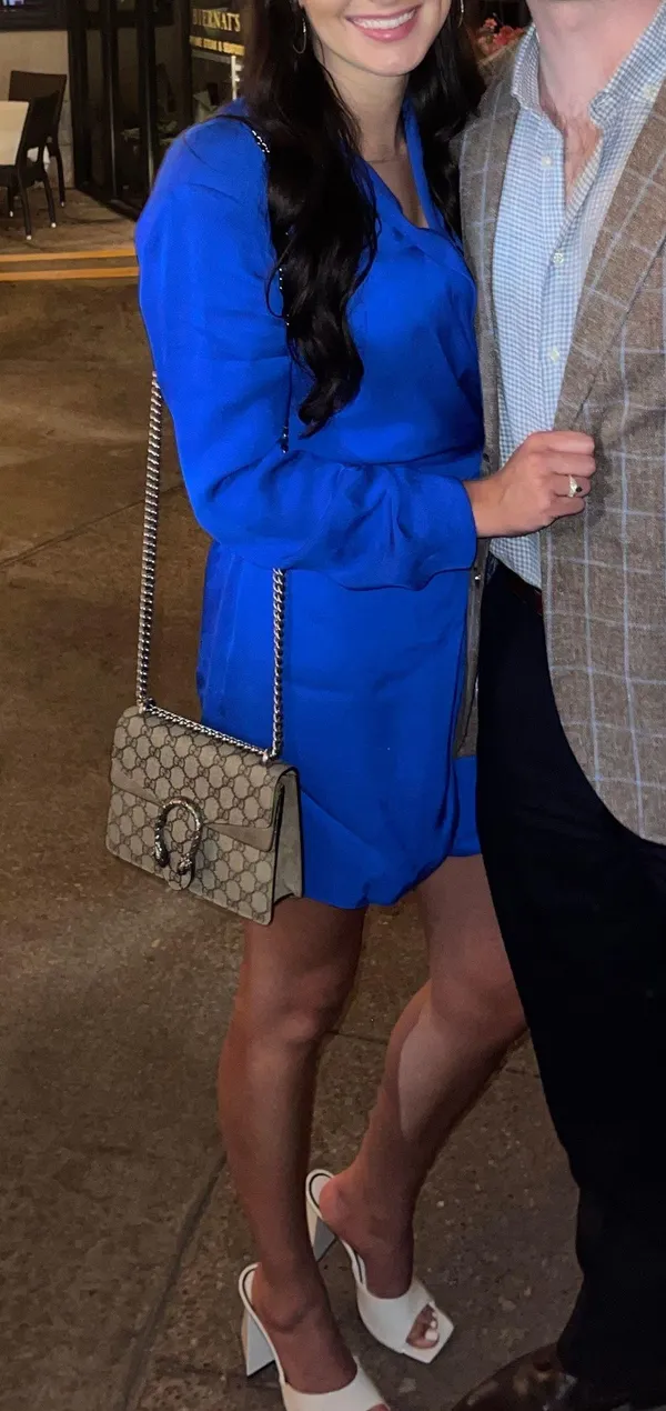 Blue Blazer Dress - Image 2