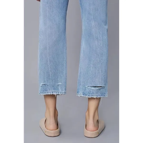 DL1961 Emilie Straight Ultra High Rise Vintage Jeans Size 26‎ - Image 5