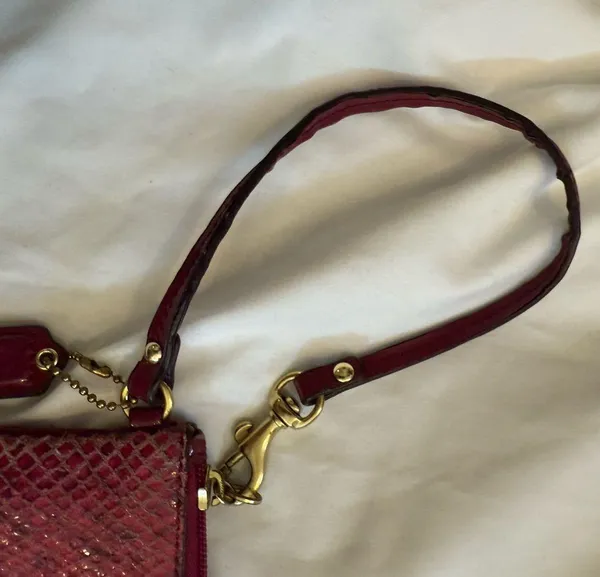 GUC Vintage Coach Snakeskin Wristlet - Image 2