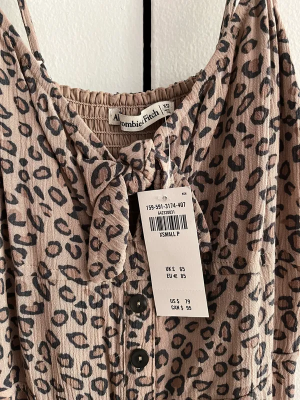 Abercrombie Cheetah Print MIDI Dress - Image 2