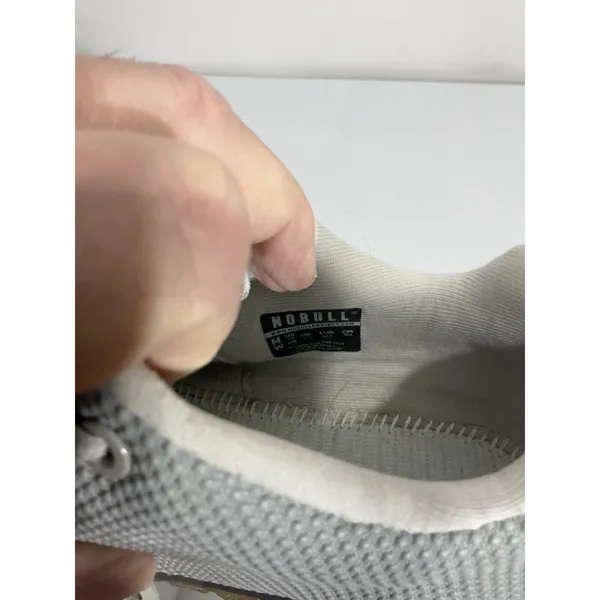 Unisex Nobull Men 7.5 Woman 6 Gray Heather Super Fabric Lace Up Training Sneaker - Image 6