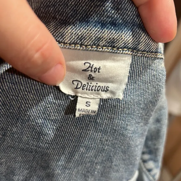 Ziot and delicious blue denim crop jacket - Image 6