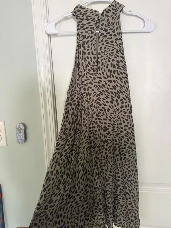 Anthropologie Dress Mini leopard print - Image 2