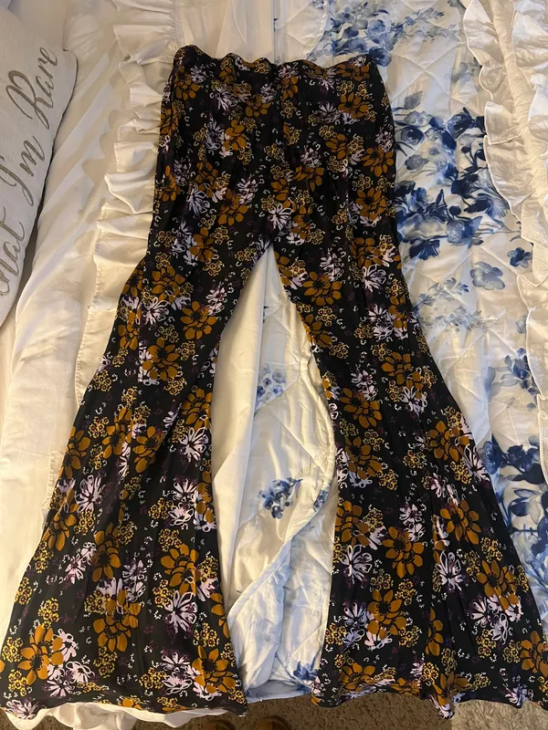 floral flair pants - Image 2