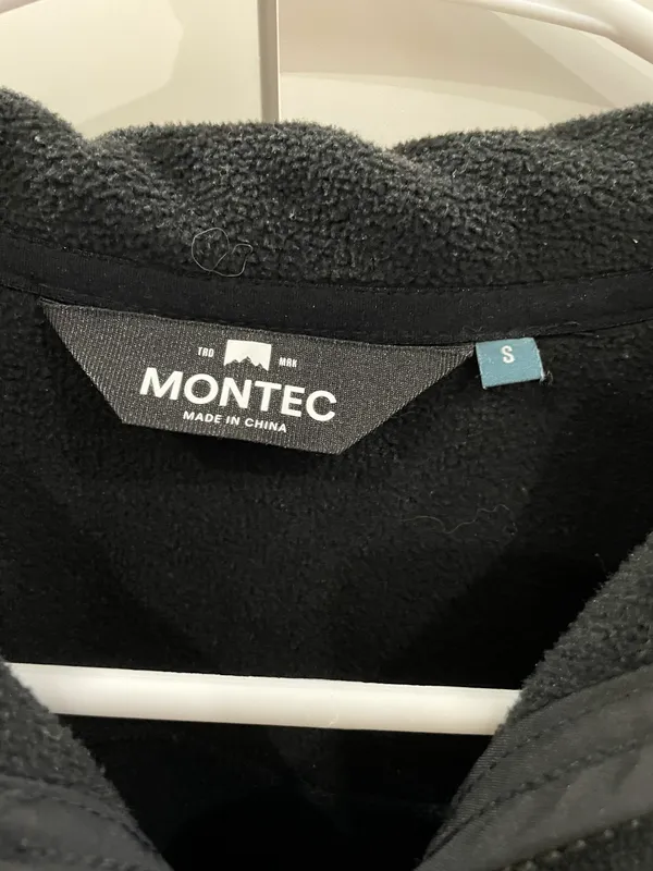 Fleece Quarter Zip Black - Image 2