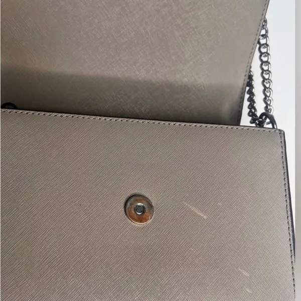 Tori Burch Emerson Envelope Bag- Gray - Image 7