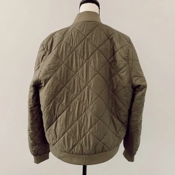 Olive Green Bomber Jacket - Image 5