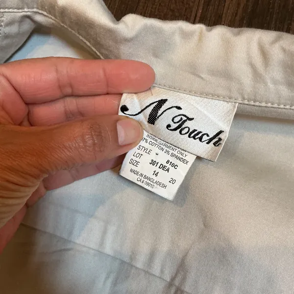 Eddie Bauer 650 Down Puffer Jacket Beige Quilted Full Zip Women XS Lightweight - Image 11