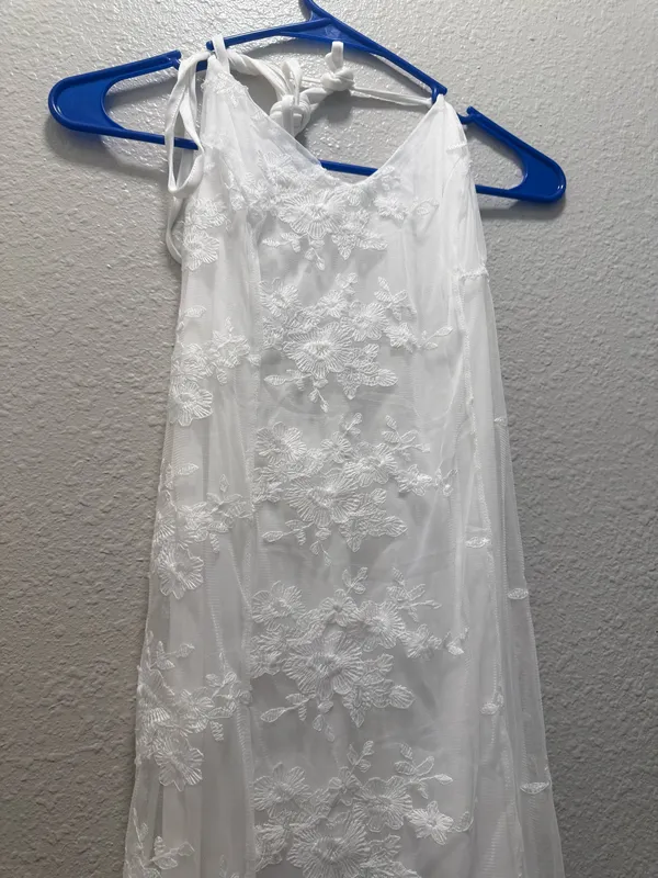 White lace beach dress - Image 2