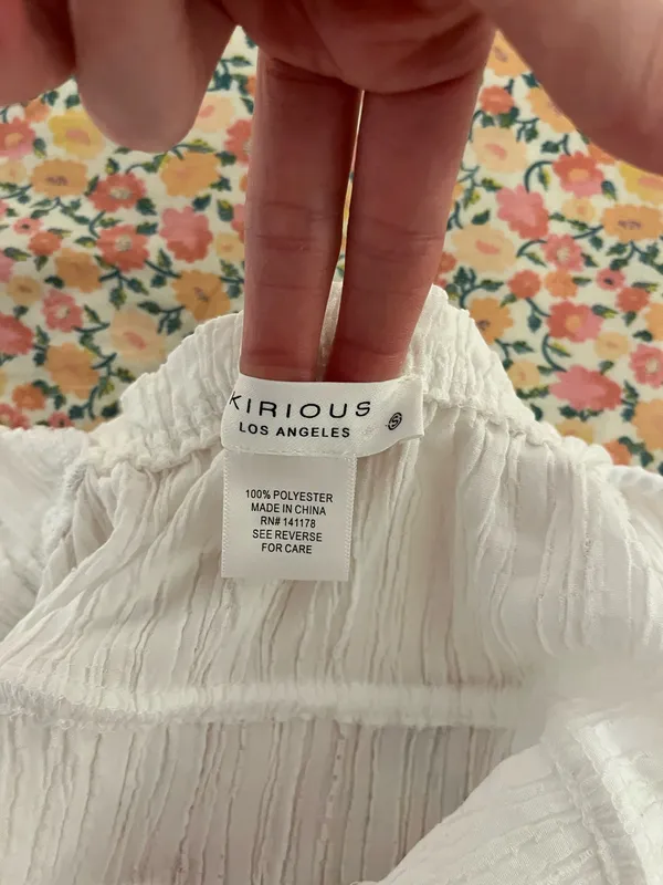 Boutique white crop top - Image 4