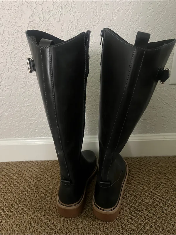 Kelsi Dagger For Anthropologie Cape Equestrian Black Riding Boots - Image 10