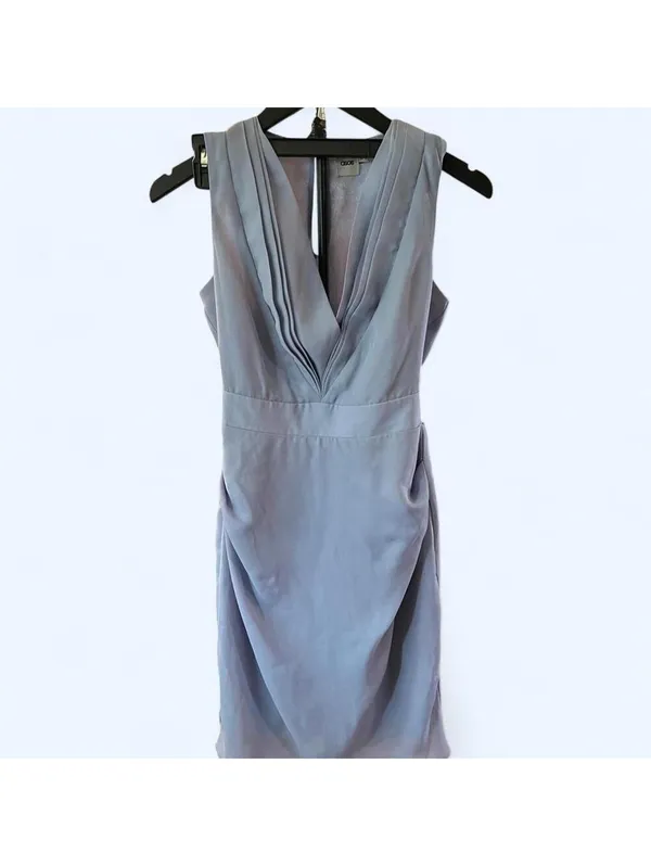 ASOS Blue Boho Fairycore Mini Dress Size Small - Image 4