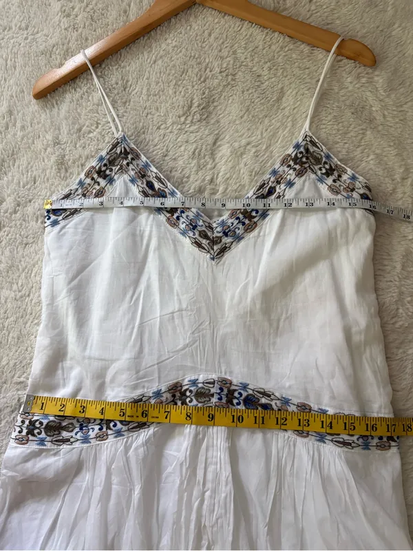 Abercrombie & Fitch V-Neck Flowy Mini Skort Dress Size Small Tall Boho Vacation - Image 8