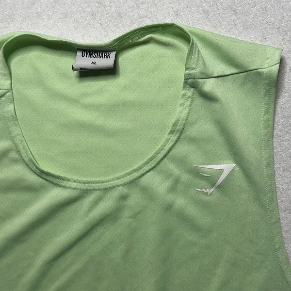 Gymshark Green Sleeveless Training Tank Top Women’s XL - Image 2
