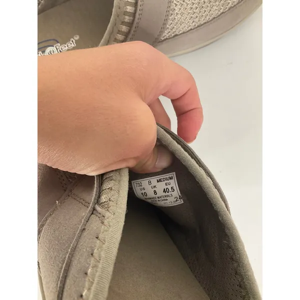 Orthofeet Louise Taupe Mesh Slip On Mule Sneakers Clogs Womens 10 Medium 732 - Image 8
