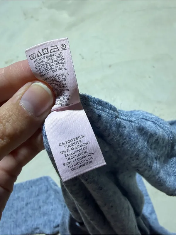 Victoria’s Secret Heather Blue Long-Sleeve pajama Top XS - Image 7