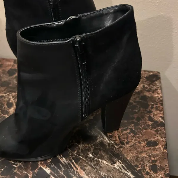 Call It Spring Black Ankle Boots with chunky 4 inch heel- 8.5 - Image 5