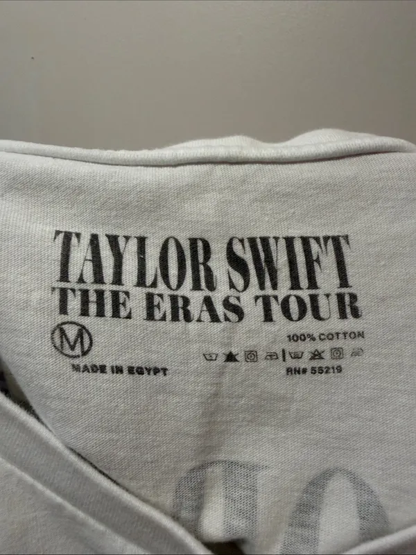Taylor Swift The Eras Tour 2023 T-Shirt Official Merch Tour Dates Size M - Image 4