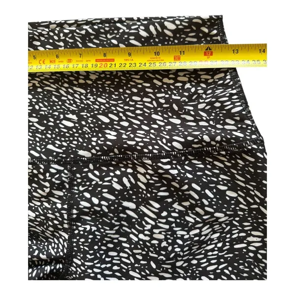 RBX Black and White Speckled Print High-Waisted Activewear Leggings Size M - Image 2