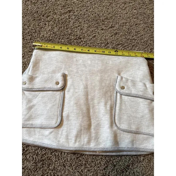 NWT Bucket List Hold Your Hand Skort Ash Gray Large Athleisure Preppy - Image 7