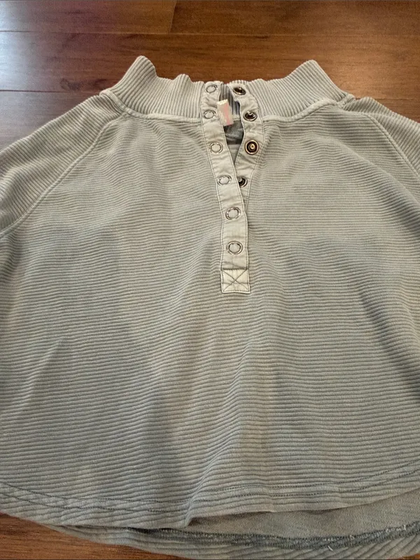 FP Movement Henley Style Oversized Long Sleeve Tee Size Small - C59-021 - Image 4