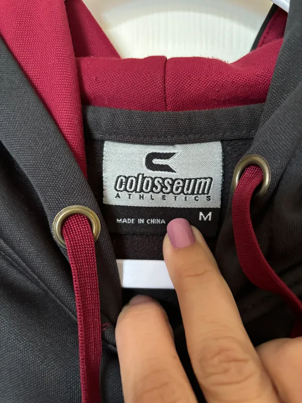 Colosseum Athletics FSU Seminoles Grey Embroidered Hoodie - Image 2