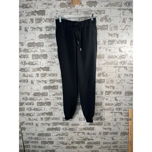 Lululemon | women black athletic joggers size 4 - Image 7
