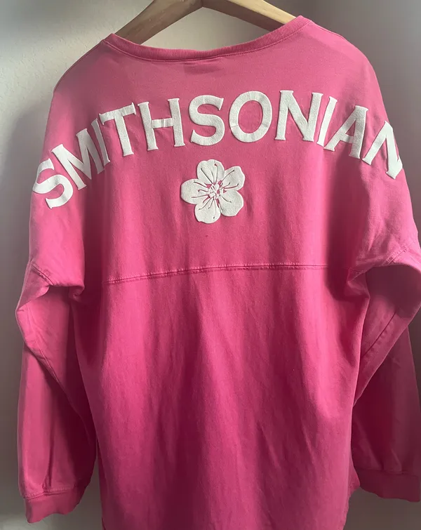 Pink Vintage Smithsonian Long Sleeve - Image 3