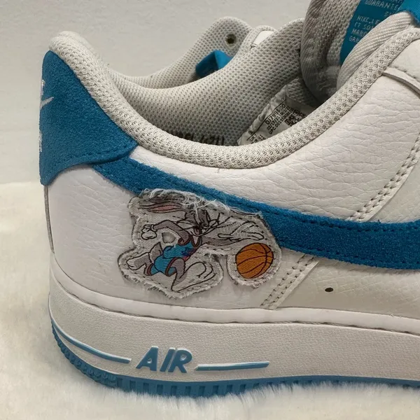 Nike Air Force one shoes! Bugs and Lola Space Jam limited edition sneakers! - Image 2