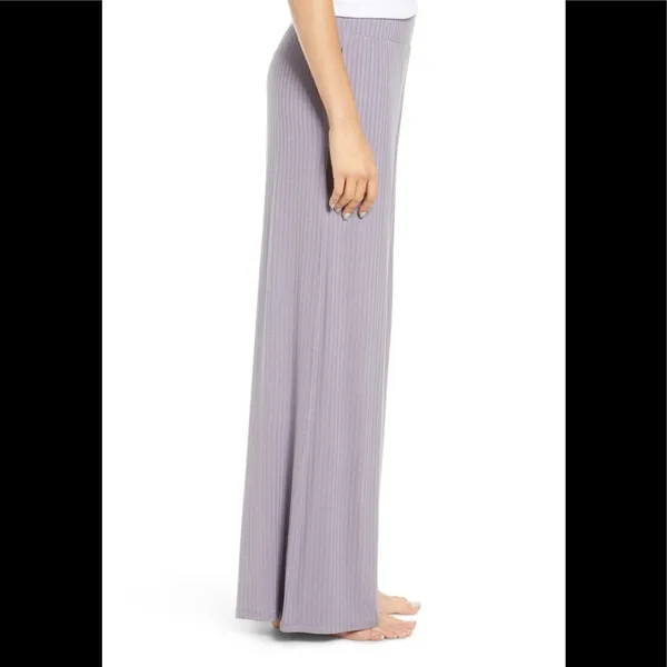 SOCIALITE Rib‎ Wide Leg Lounge Pants - Image 4