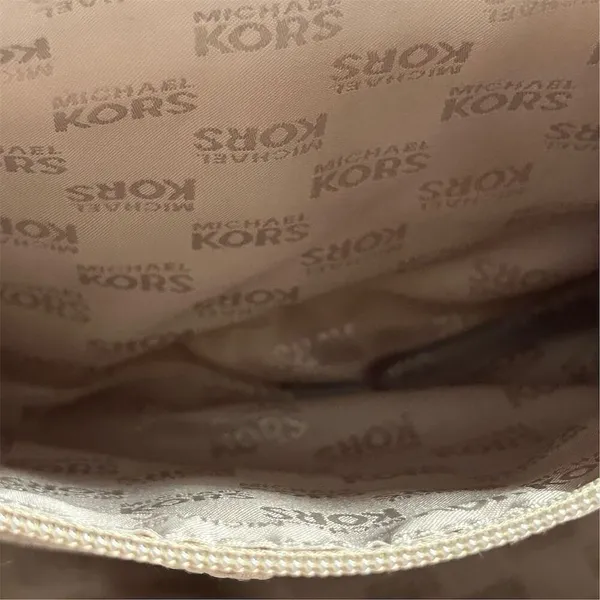 Michael Kors Kempton Nylon Large‎ Pocket Tote Bag Neutral Women's Casual FLAWED - Image 16