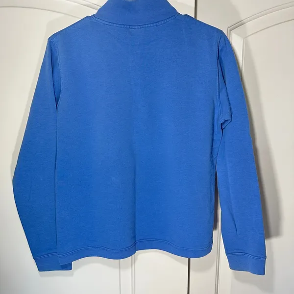 Nike Quarter Zip Sweatshirt Womens Medium‎ Blue Fleece Pullover Vintage Y2K - Image 6