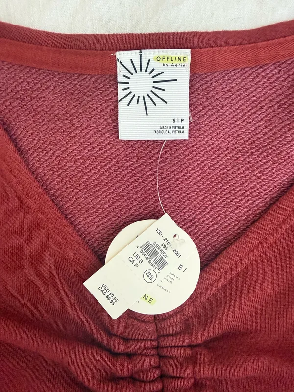 Aerie OFFLINE Cropped Sweatshirt  - Image 4