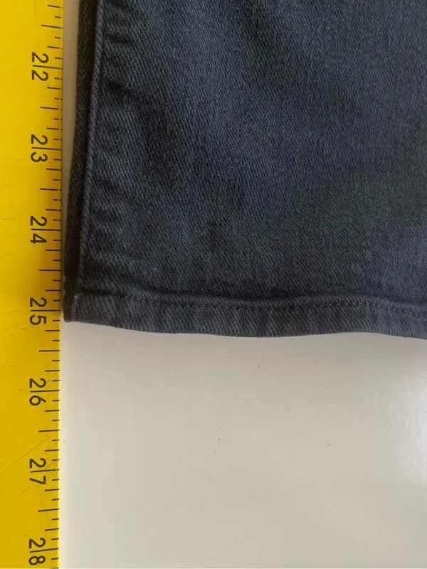 Express Women’s Straight ankle Leg high rise Jeans — Black - Image 6