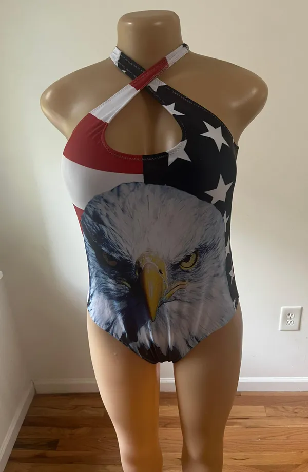 Swimming Costume White Size M - Image 4