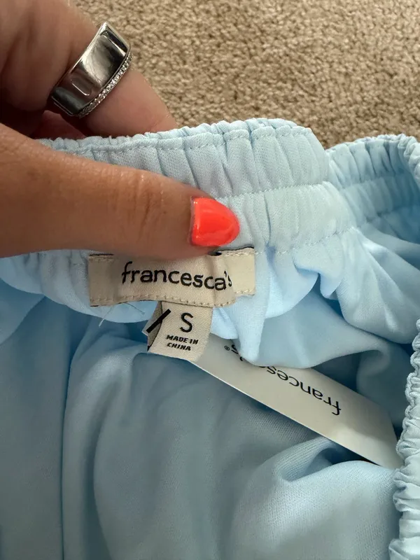 Francesca's Light blue lace skirt - Image 5