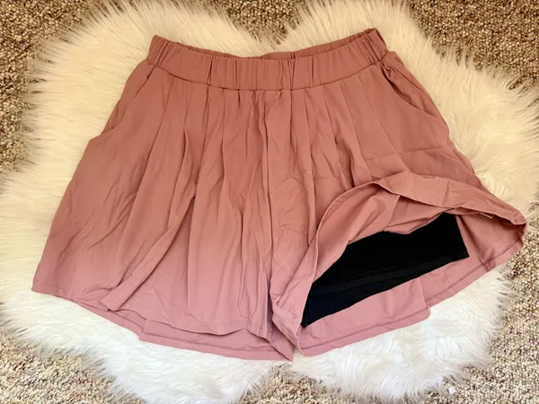 Halara High Rise Pleated Shorts - Image 2