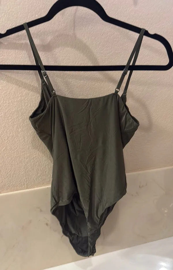 Aerie green smoothez bodysuit L - Image 2