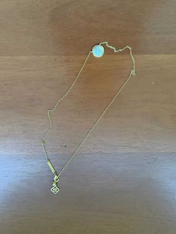 Gold volleyball Kendra Scott necklace  - Image 2