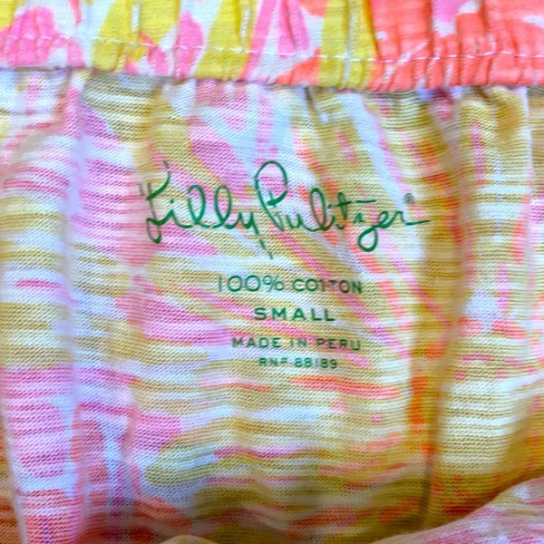 Lilly Pulitzer Wakely Floral Ruffle Tube Top Small - Image 4