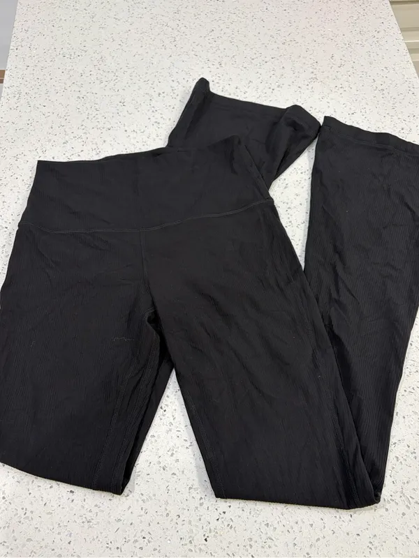 Lululemon Align High Rise Ribbed mini flare pants size 6 - Image 6
