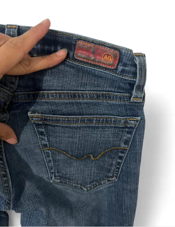 ag adriano goldschmied the jessie curvy boot fit womens jeans size 24 - Image 6