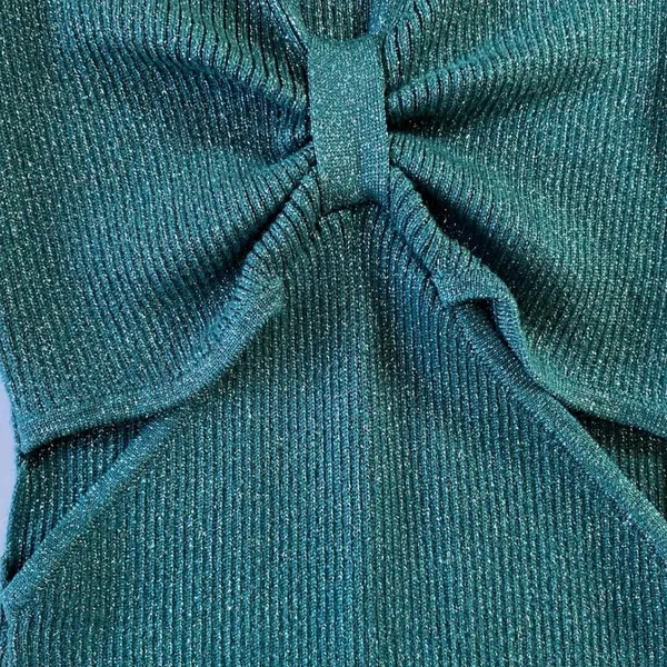 Abercrombie & Fitch Long Sleeved Knot‎ Front Mini Dress- S EUC - Image 5