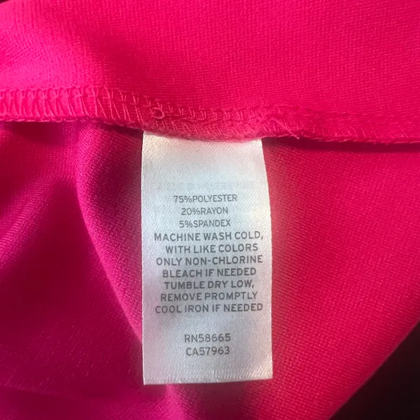 Halogen Hot Pink Knit Twist Front Halter Top - Image 7